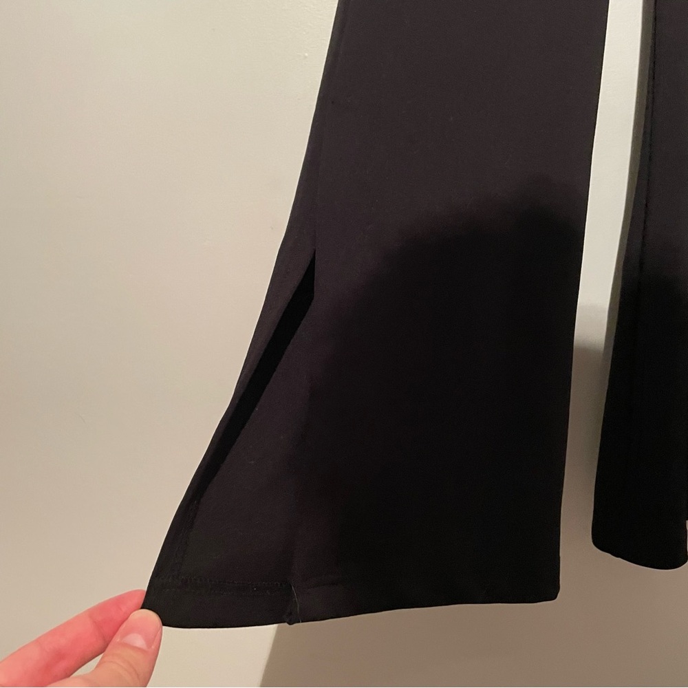 Oak + Fort Black Pants with side slit - Picture 3 of 6